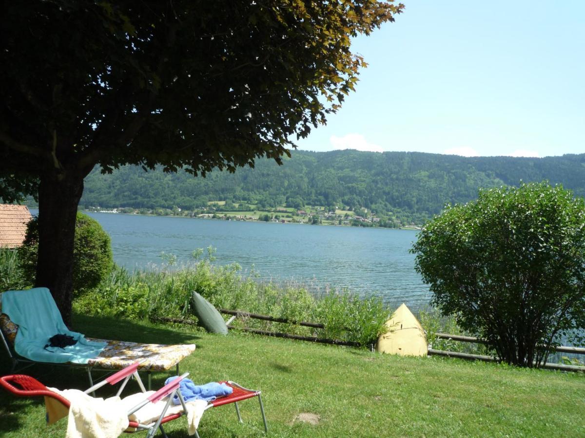 Maren Seeblick Appartement Haus Haensel&Gretel Direkt Am Ossiacher See Mit Hallenbad Skiarena Gerlitzen Stiegl Eksteriør bilde