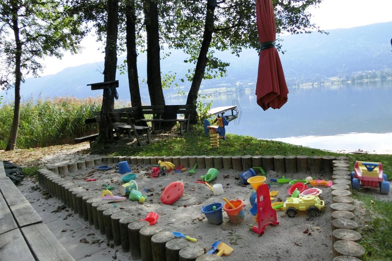 Maren Seeblick Appartement Haus Haensel&Gretel Direkt Am Ossiacher See Mit Hallenbad Stiegl Eksteriør bilde