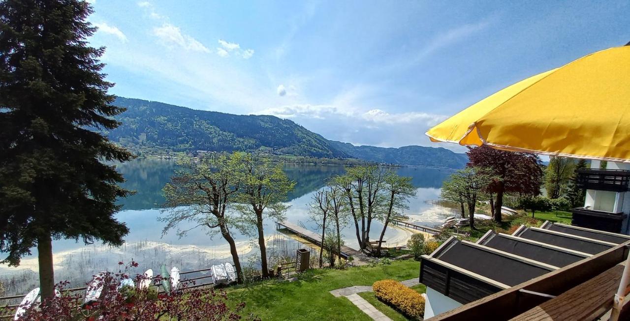 Maren Seeblick Appartement Haus Haensel&Gretel Direkt Am Ossiacher See Mit Hallenbad Stiegl Eksteriør bilde