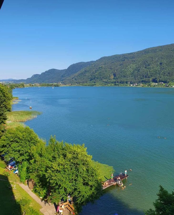 Maren Seeblick Appartement Haus Haensel&Gretel Direkt Am Ossiacher See Mit Hallenbad Skiarena Gerlitzen Stiegl Eksteriør bilde