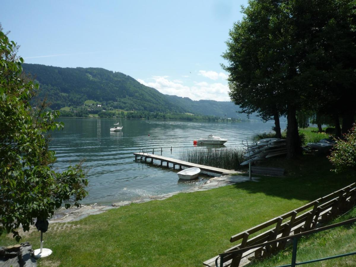 Maren Seeblick Appartement Haus Haensel&Gretel Direkt Am Ossiacher See Mit Hallenbad Skiarena Gerlitzen Stiegl Eksteriør bilde