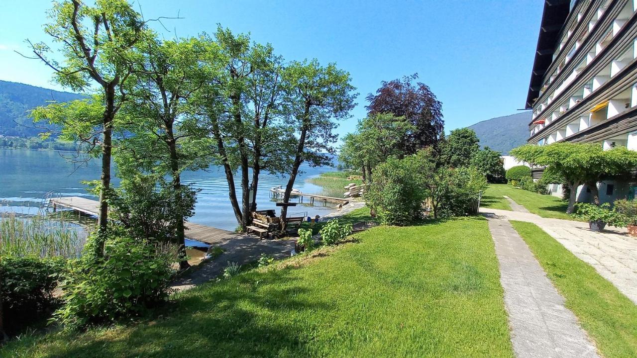 Maren Seeblick Appartement Haus Haensel&Gretel Direkt Am Ossiacher See Mit Hallenbad Stiegl Eksteriør bilde