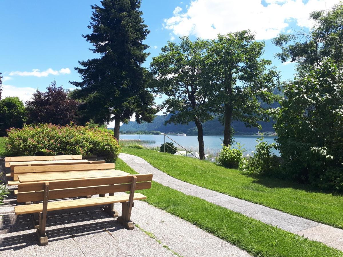 Maren Seeblick Appartement Haus Haensel&Gretel Direkt Am Ossiacher See Mit Hallenbad Stiegl Eksteriør bilde